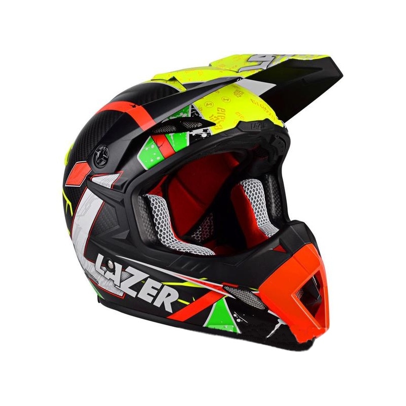 Motocross motorkerékpár sisak Lazer MX8 Légi tiszta szén eladás kiárusítás