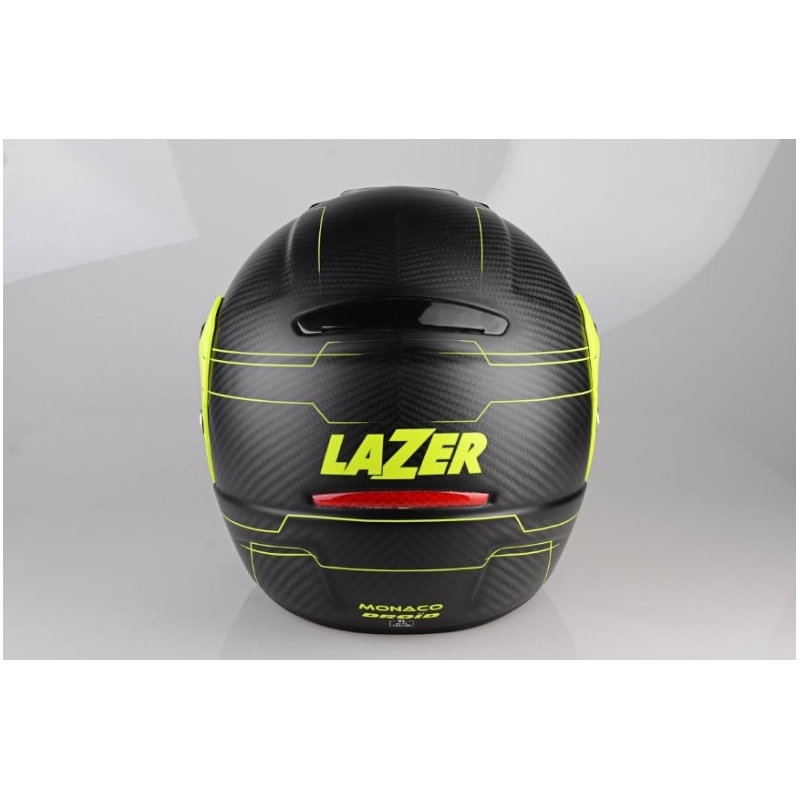 Motoros sisak Lazer Monaco Evo - Droid Pure Glass sárga
