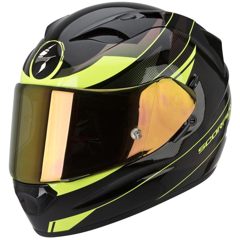 Integrált sisak Scorpion EXO-1200 Air Fulmen fekete-fluo sárga eladó kiárusítás