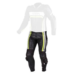 Férfi motoros nadrág RSA vírus fekete-fehér-fluo sárga akció kiárusítás