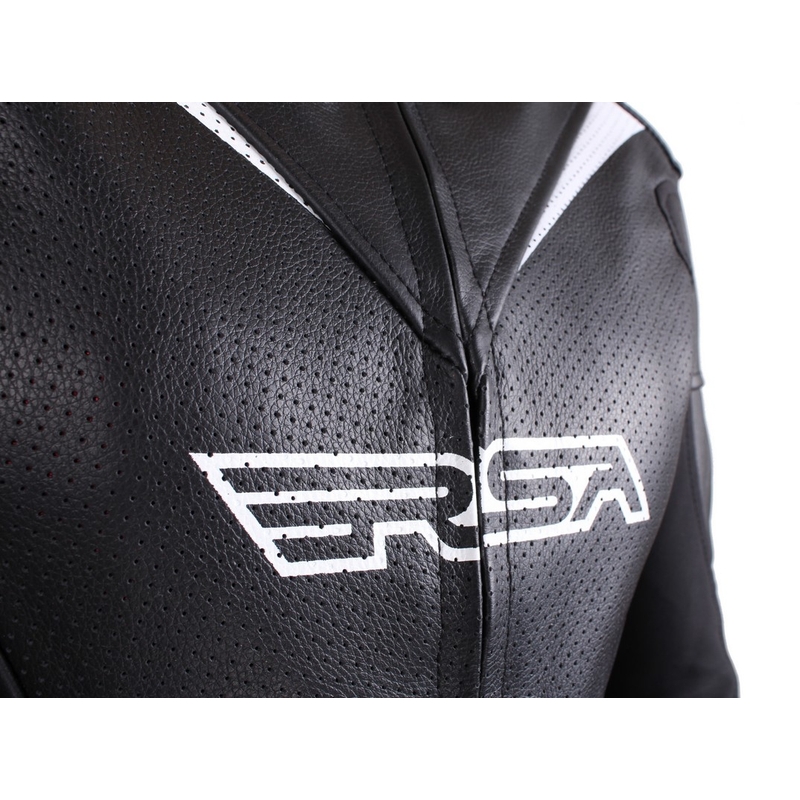 Női motoros overál RSA Destiny 2 fekete-fehér kiárusítás