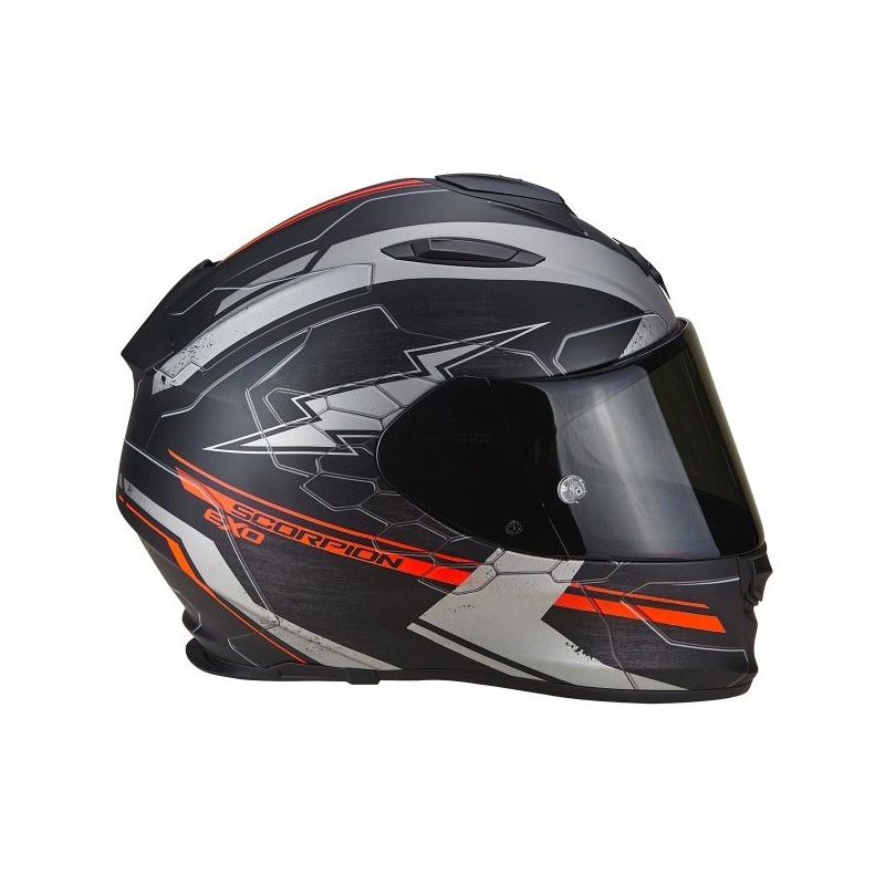 Integrált sisak Scorpion EXO-510 Air Cross fekete-ezüst-neonvörös eladás kiárusítás