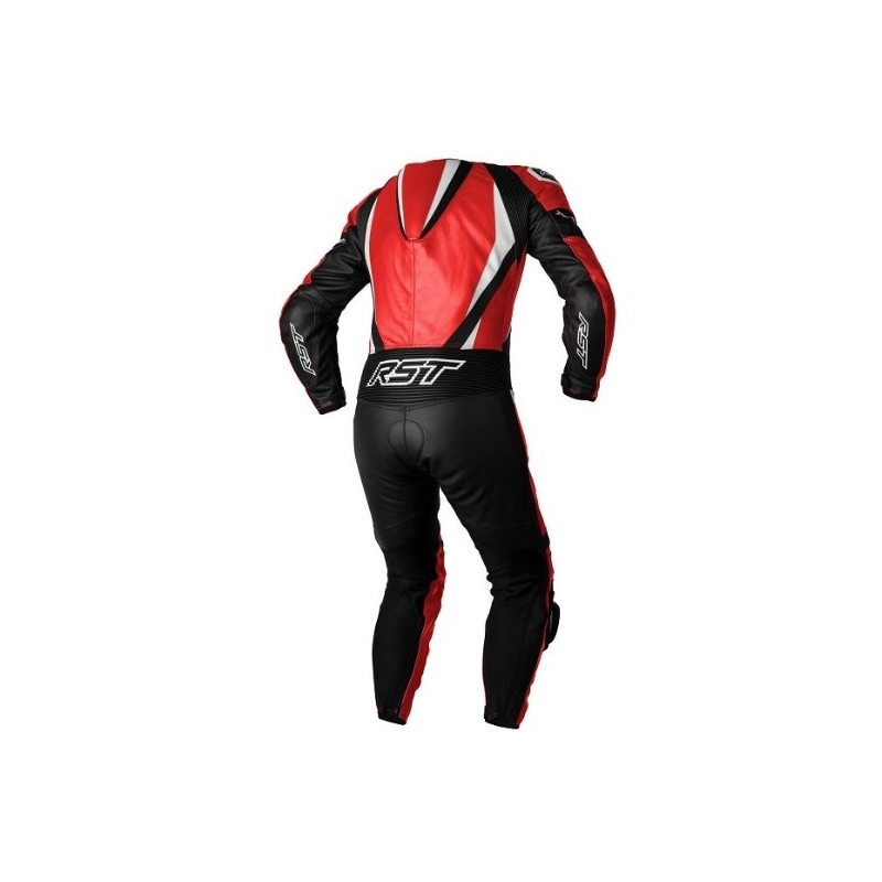 Egyrészes overall motorkerékpárokhoz RST Tractech Evo 4 CE fekete-fehér-piros kiárusítás