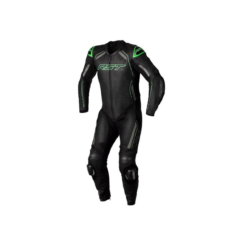 Egyrészes motoros öltöny RST S1 CE fekete-szürke-fluo zöld kiárusítás