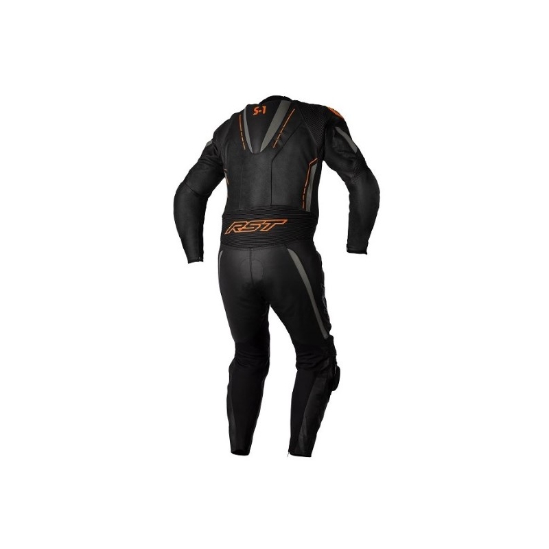 Egyrészes motoros öltöny RST S1 CE fekete-szürke-fluo narancssárga kiárusítás