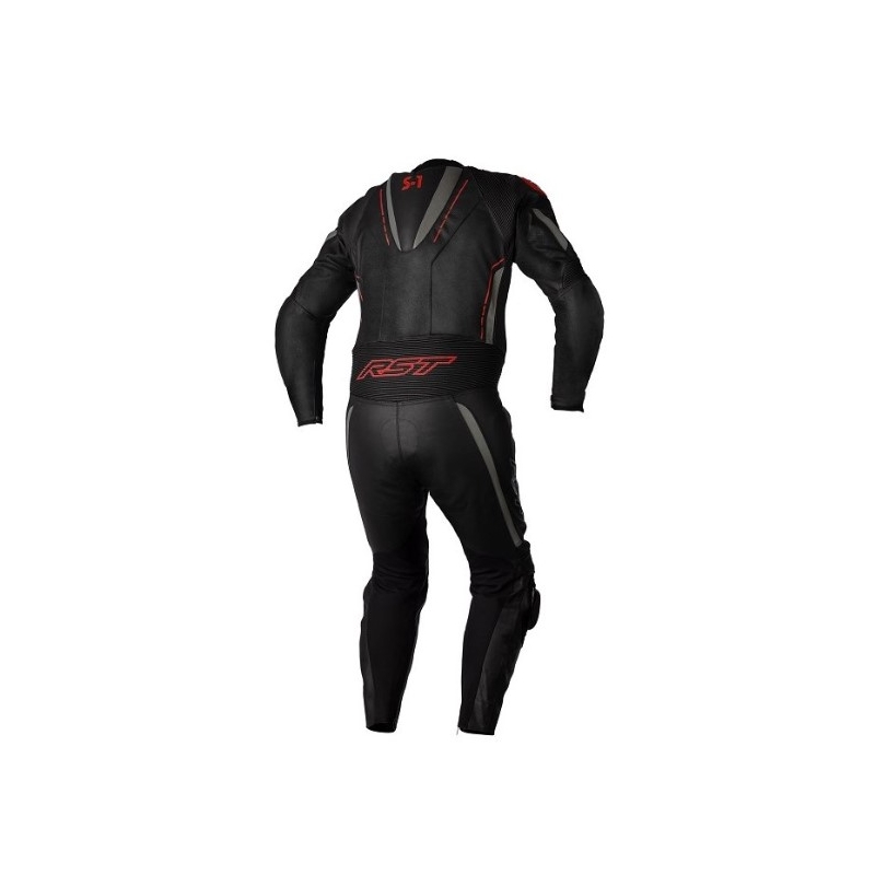 Egyrészes motoros öltöny RST S1 CE fekete-szürke-piros kiárusítás