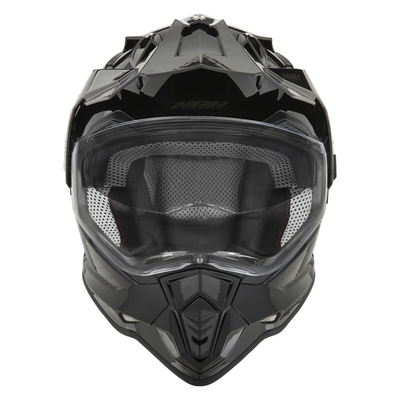 Enduro sisak NOX N312 feketefény