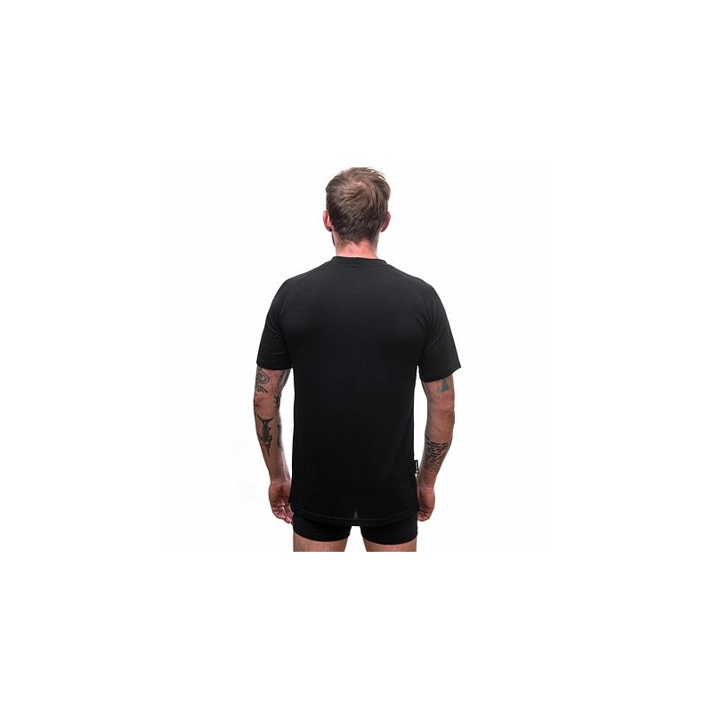 Férfi póló érzékelő Merino Air PT Summit fekete kiárusítás