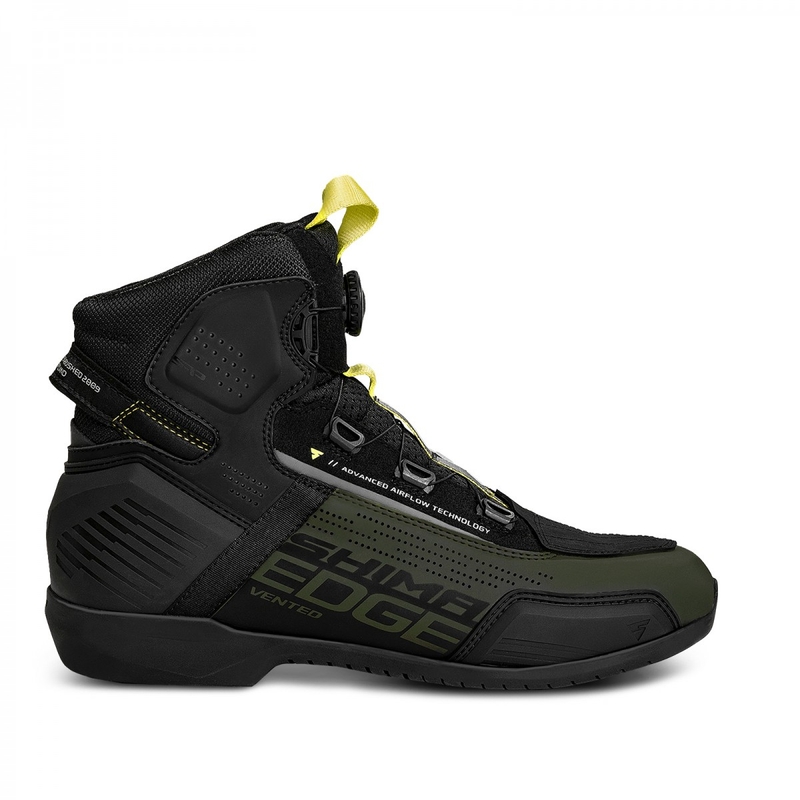 Shima Edge Vent motoros cipő khaki