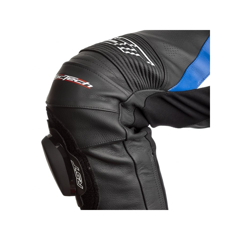 Motoros nadrág RST Tractech Evo 4 CE fekete-fehér-kék kiárusítás