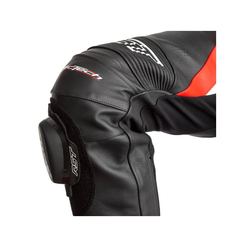 Motoros nadrág RST Tractech Evo 4 CE fekete-fehér-piros kiárusítás