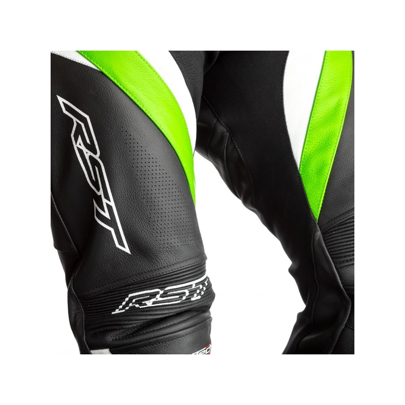 Motoros nadrág RST Tractech Evo 4 CE fekete-fehér-zöld kiárusítás