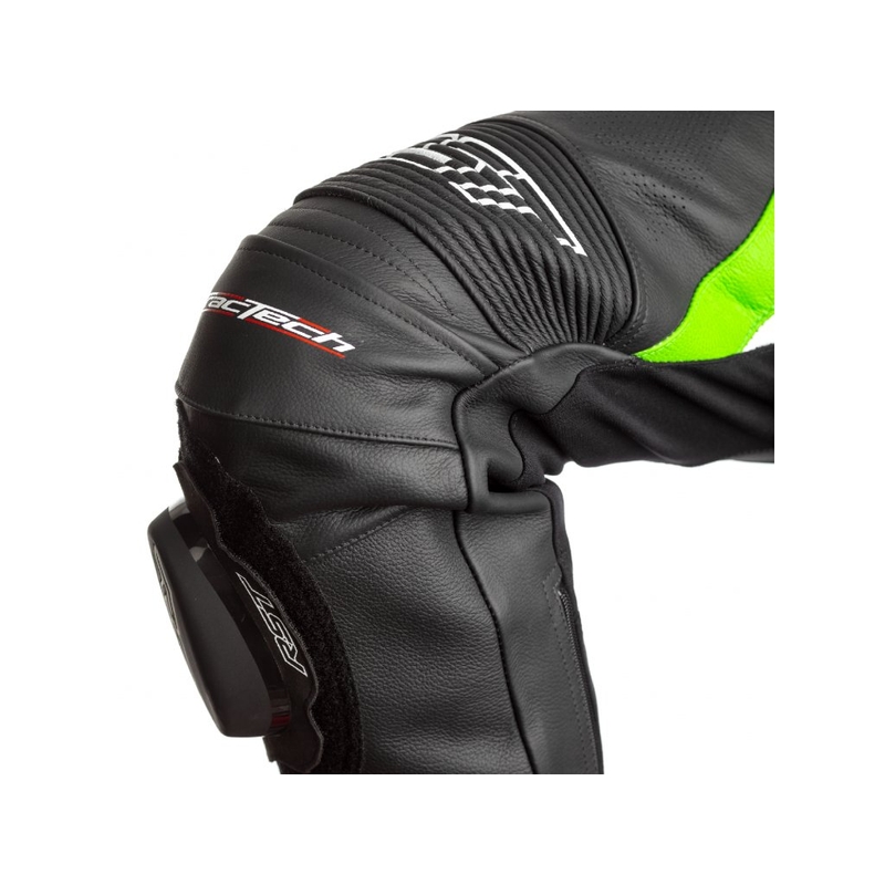 Motoros nadrág RST Tractech Evo 4 CE fekete-fehér-zöld kiárusítás