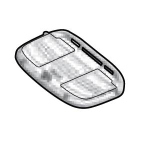 Bottom rack SHAD D1B40PAR for SH39/SH40/SH44/SH45/SH46/SH47