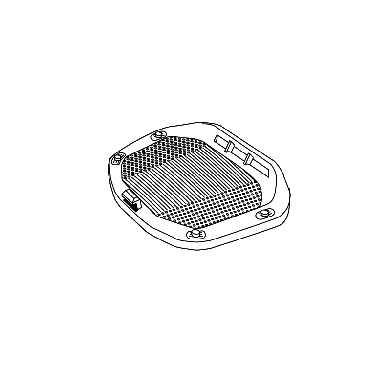 Top case plate SHAD SH37-nek