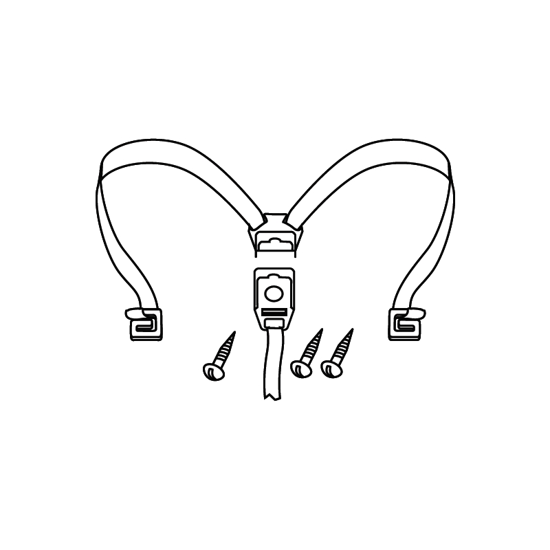 Securing straps SHAD SH48-ra