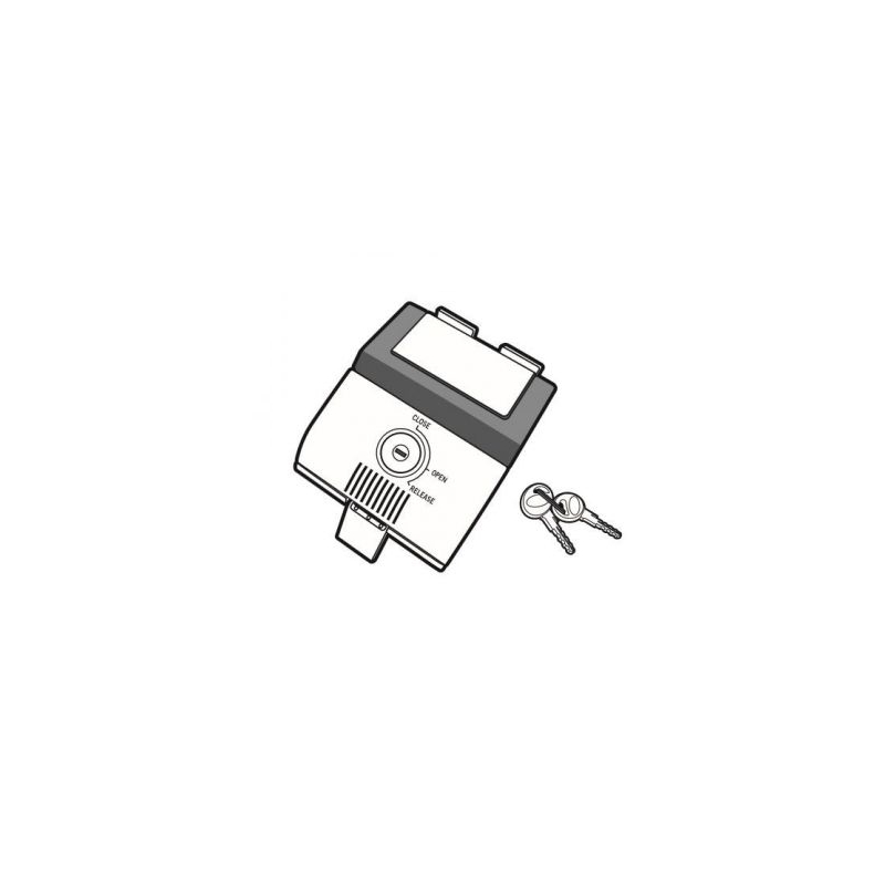 Locking system SHAD SH48-ra titán szürke