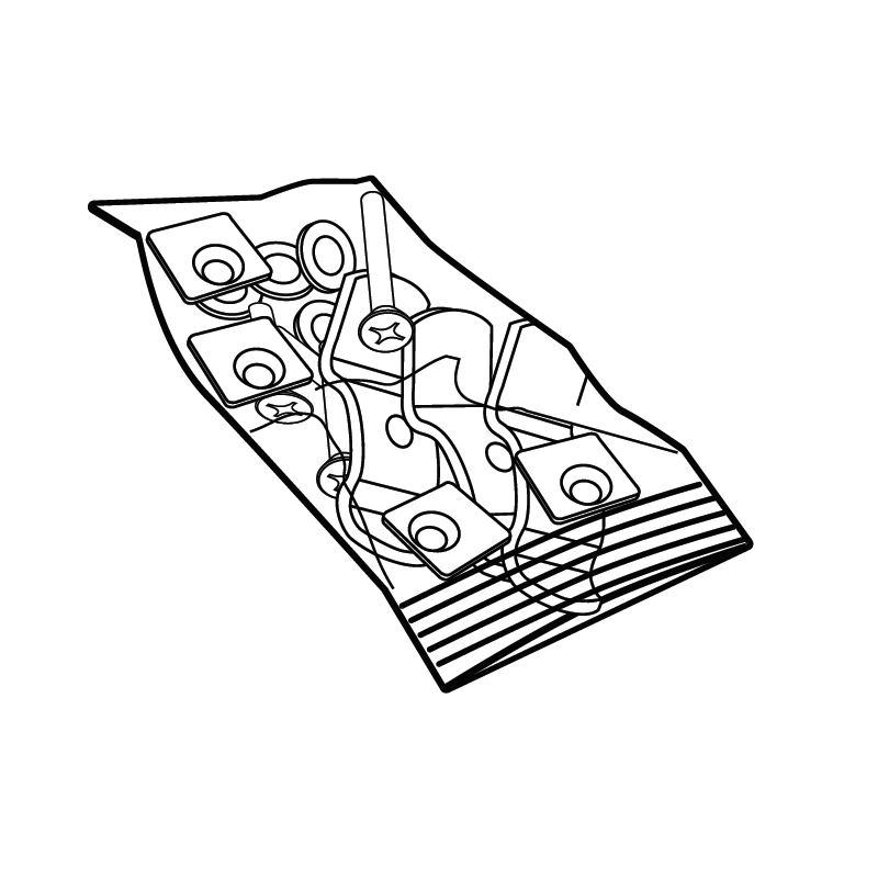 Screws SHAD SH37-nek (top case plate)
