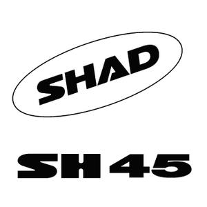 Matricák SHAD D1B451ETR fehér for SH45