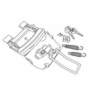 Locking system SHAD D1B46MAR for SH46
