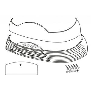 fényvisszaverő SHAD D1B465CAR piros for SH46