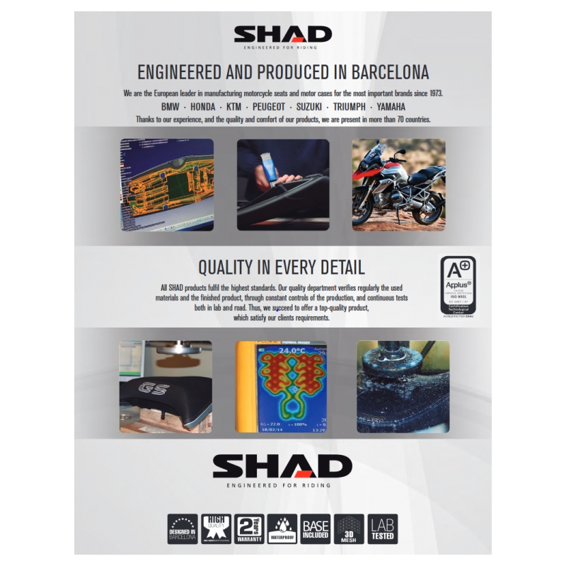 Komfortülés SHAD fekete/piros, szürke varrás