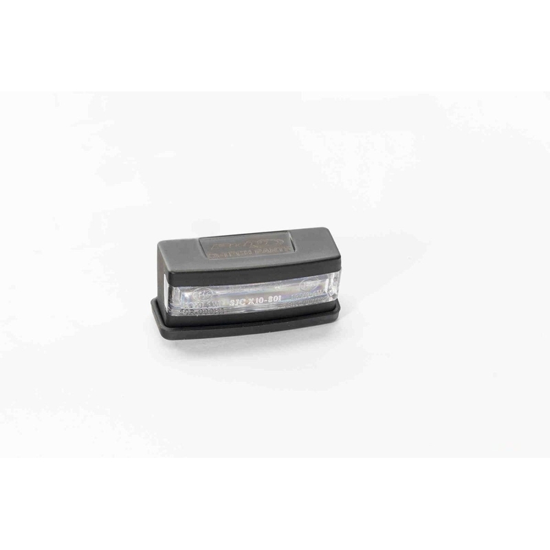 Licence support light PUIG fekete plastic with LEDs