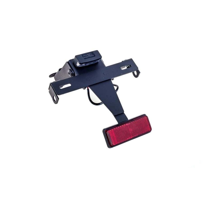 Adjustable license support PUIG fekete részére KAWASAKI Z 800 2013-2017