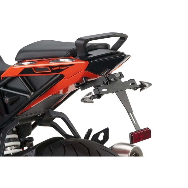 Adjustable license support PUIG fekete részére KTM Super Duke 1290 GT 2016-2024