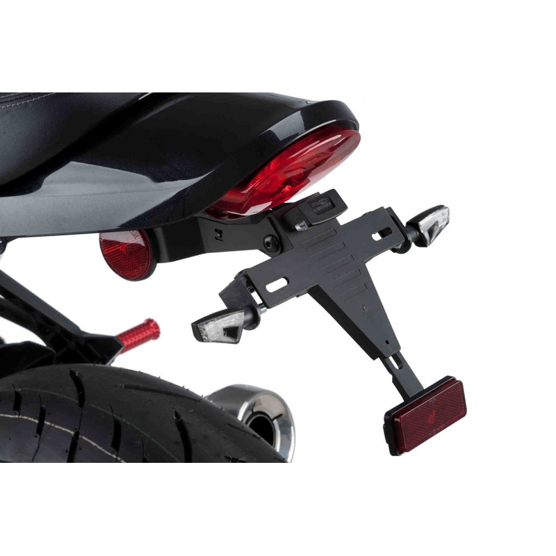 Adjustable license support PUIG fekete
