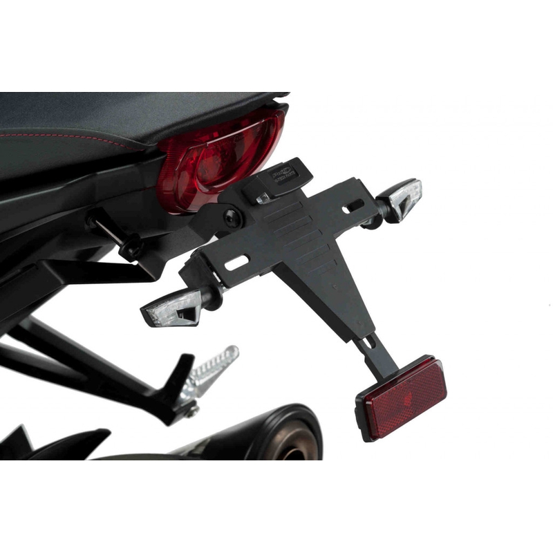Adjustable license support PUIG fekete