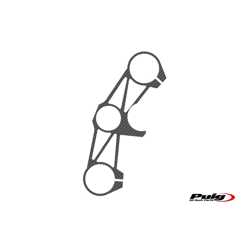 Yoke protector PUIG X-TREME carbon look részére KAWASAKI ZX-6R 636 Ninja (2013<) 2013-2023