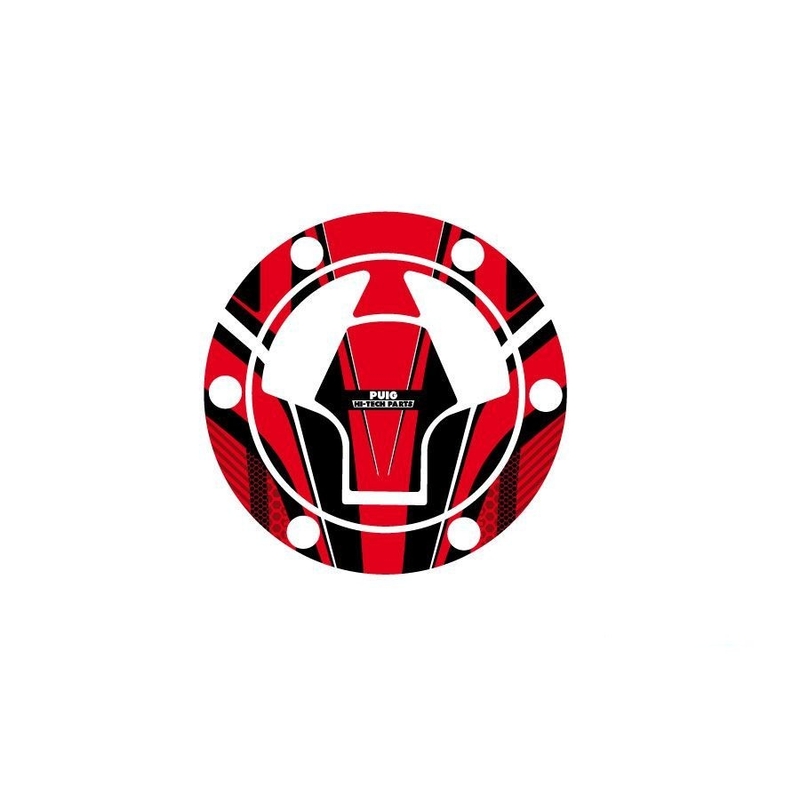 Fuel cap cover PUIG RADIKAL piros részére KAWASAKI Ninja 250 R 2008-2012, KAWASAKI EX Ninja 300 2013-2018