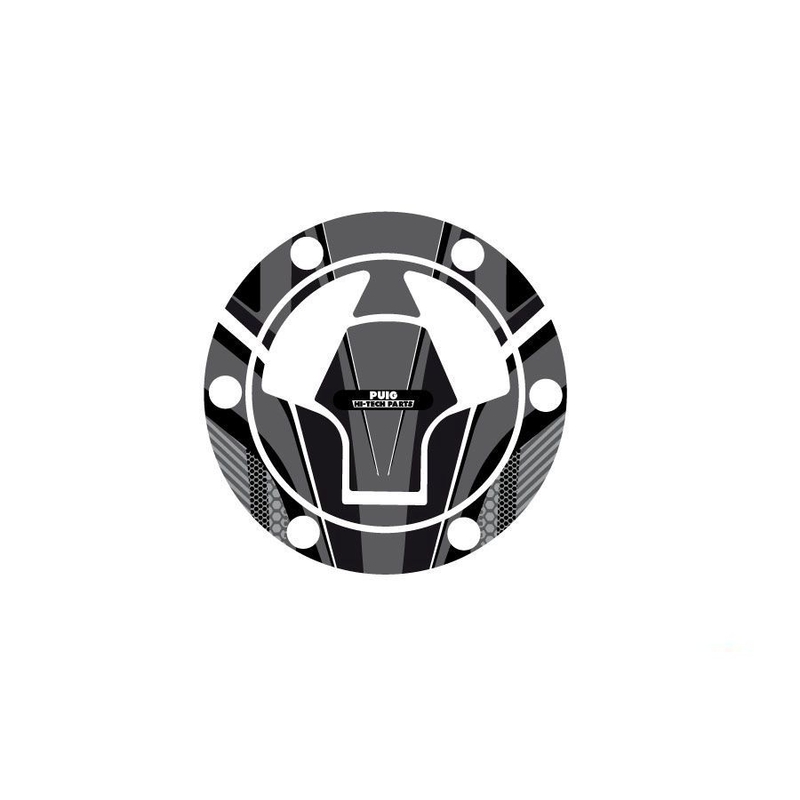 Fuel cap cover PUIG RADIKAL szürke részére KAWASAKI Ninja 250 R 2008-2012, KAWASAKI EX Ninja 300 2013-2018