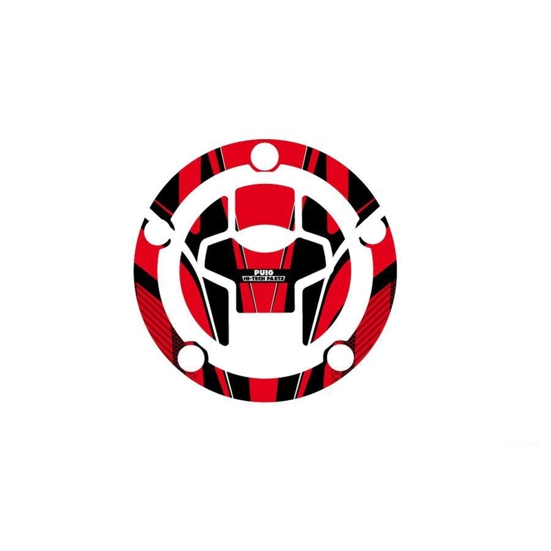 Fuel cap cover PUIG RADIKAL piros részére SUZUKI DL 1000 V-STROM 2017-2018, SUZUKI GSX-R 1000 2017-2022