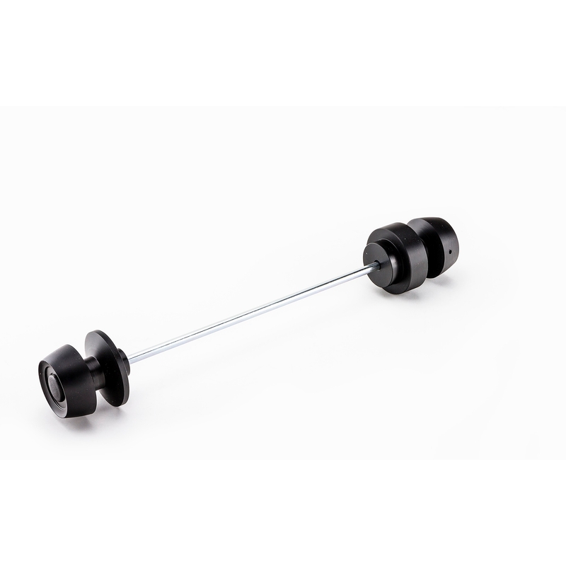 Axle sliders PUIG PHB19 fekete without color caps, rear