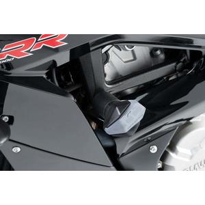Frame sliders PUIG R12 5579N black with grey rubber