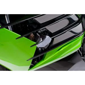 Frame sliders PUIG R12 6056N black with grey rubber