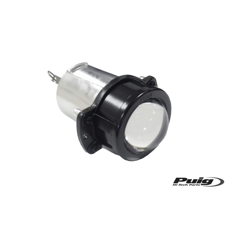Light + bulb PUIG fekete homologated