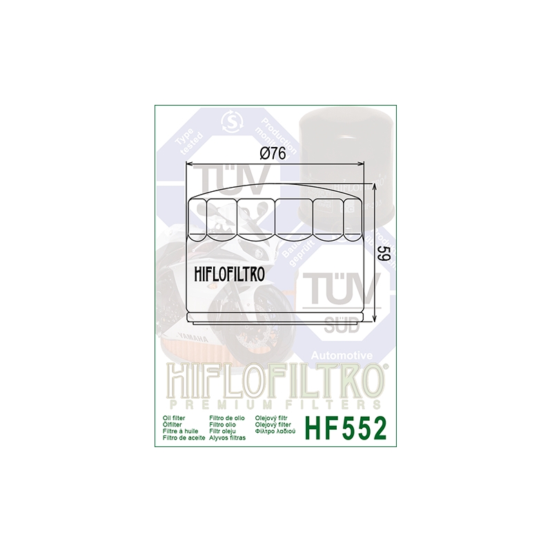 Olajszűrő HIFLOFILTRO