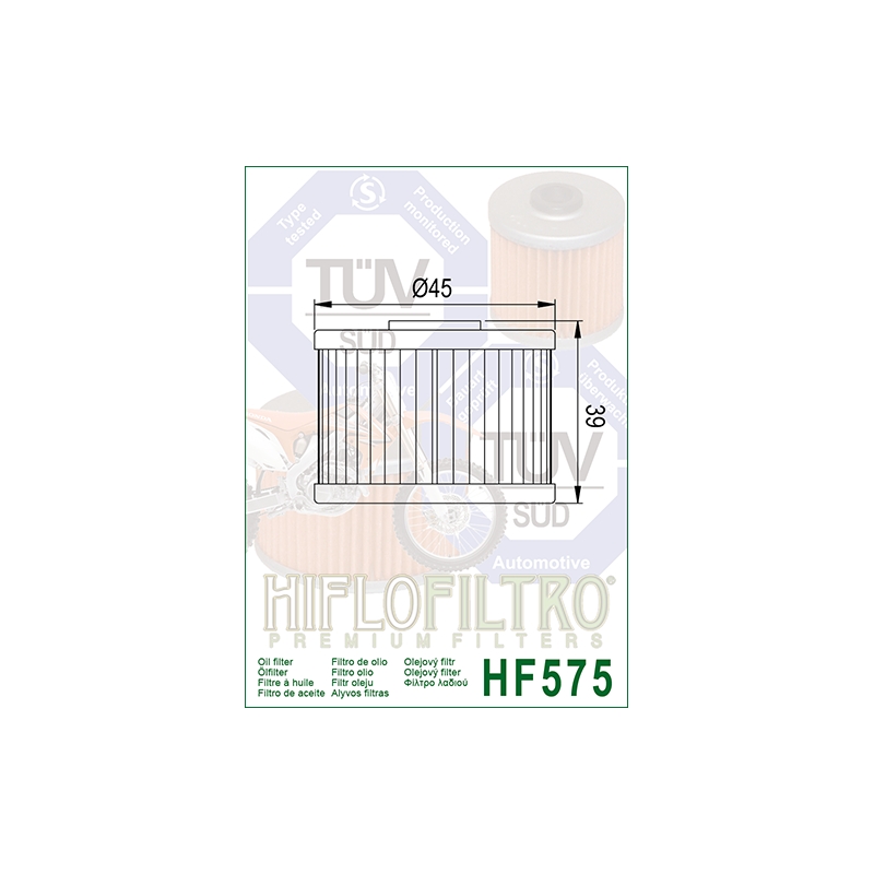Olajszűrő HIFLOFILTRO