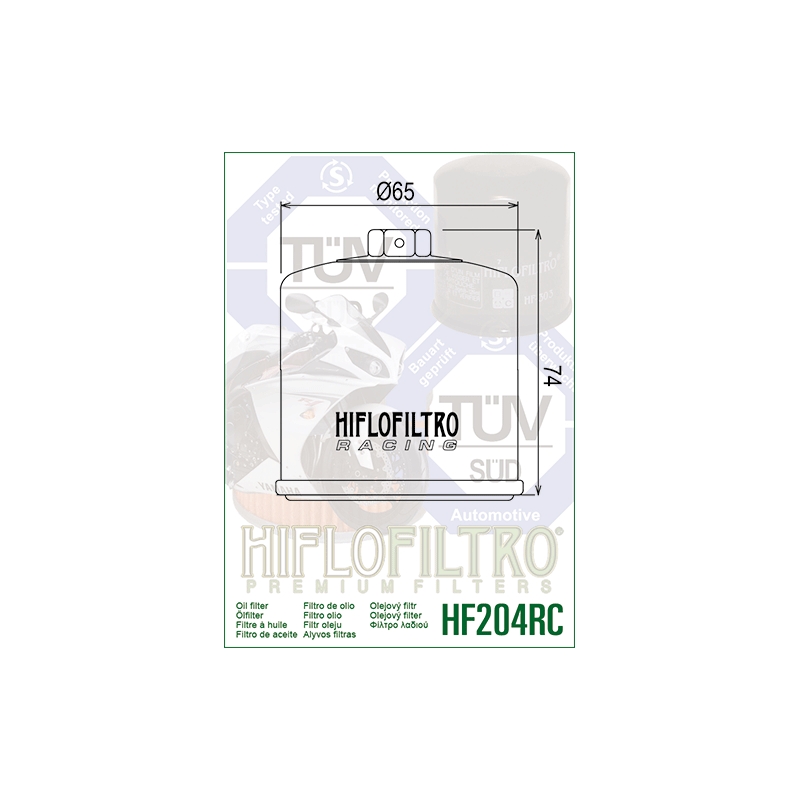 Olajszűrő HIFLOFILTRO Versenymotor