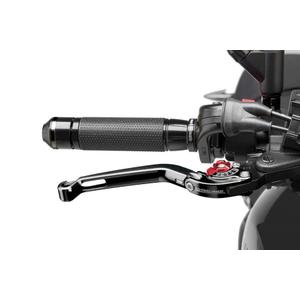 Brake lever without adapter PUIG 160NR foldable fekete/piros