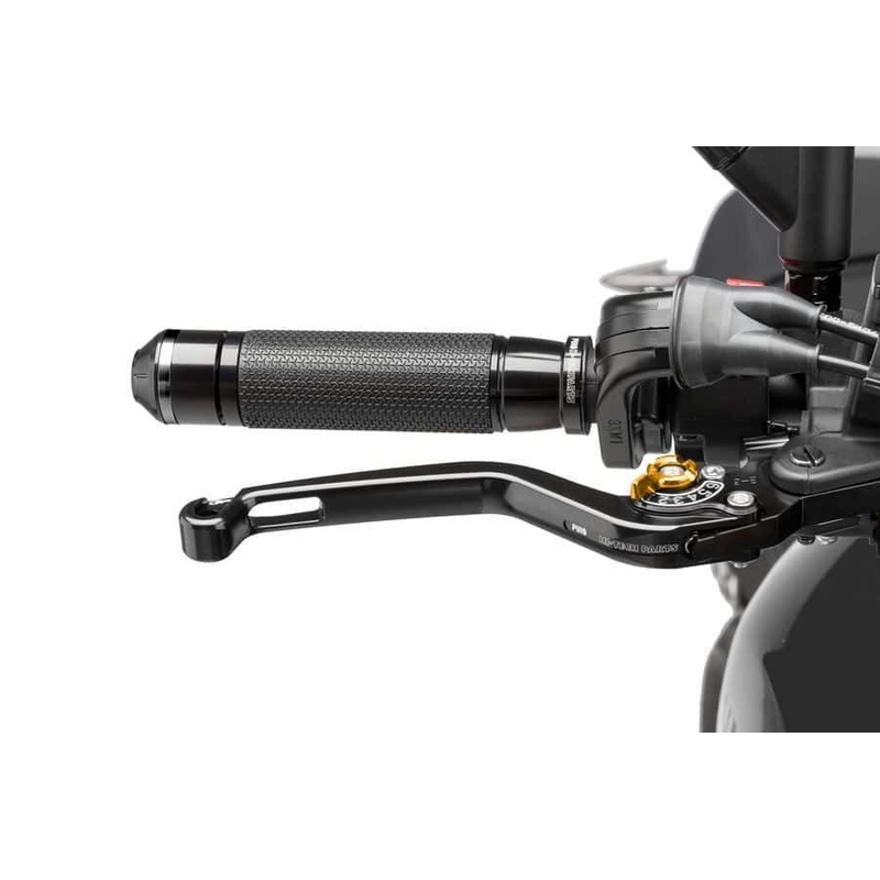 Brake lever without adapter PUIG hosszú black/gold kiárusítás