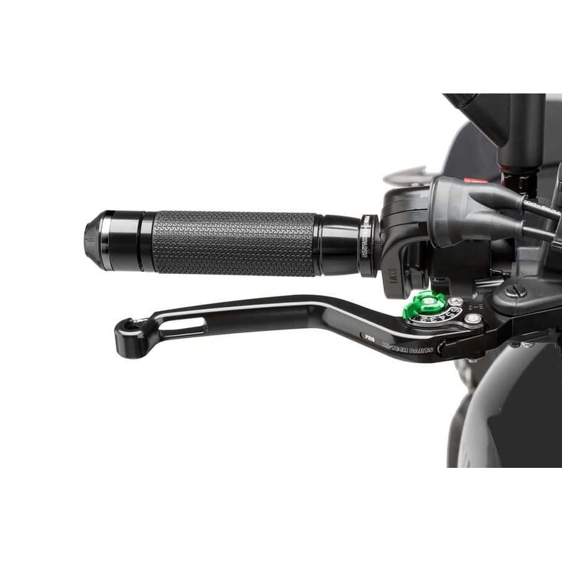 Brake lever without adapter PUIG hosszú fekete/zöld