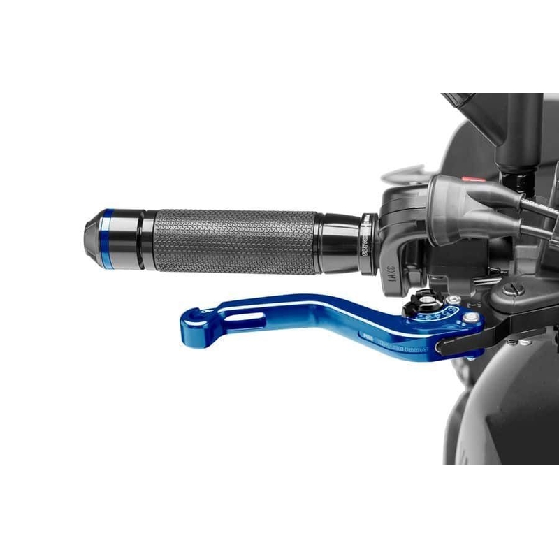 Brake lever without adapter PUIG rövid blue/black