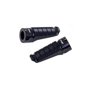 Footpegs without adapters PUIG RACING 6301N fekete