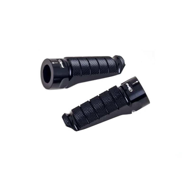 Footpegs without adapters PUIG RACING fekete