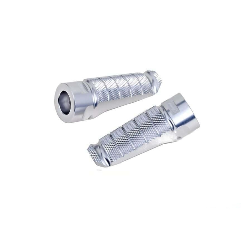 Footpegs without adapters PUIG RACING ezüst