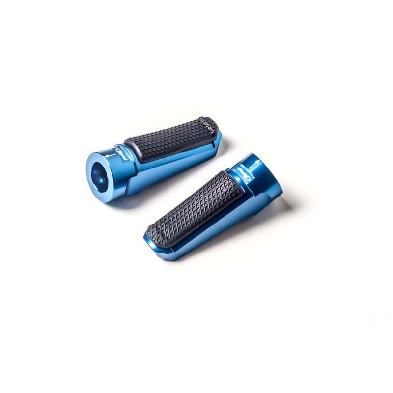Footpegs without adapters PUIG SPORT kék with rubber kiárusítás